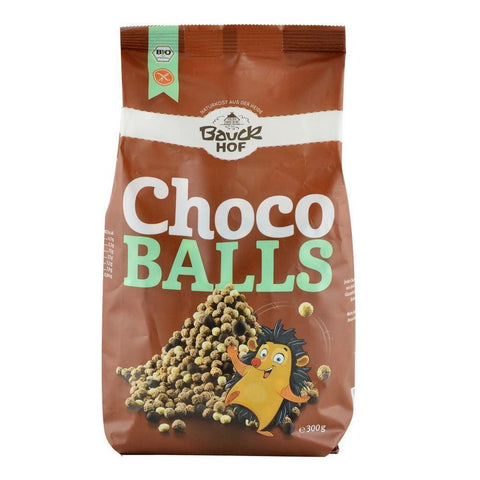 Bile crocante cu ciocolata fara gluten Bauck Hof, bio, 300 g