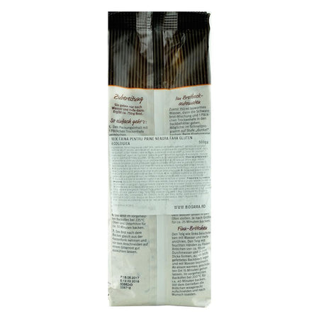 Mix de faina fara gluten pentru paine neagra, Bauck Hof, bio, 500 g