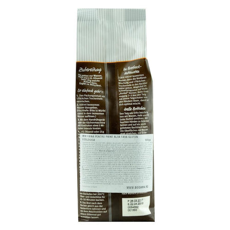 Mix de faina fara gluten pentru paine alba, Bauck Hof, bio, 500 g