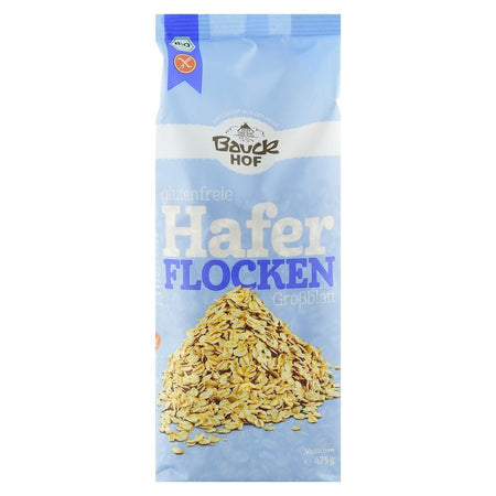 Fulgi mari de ovaz fara gluten, bio, 475g