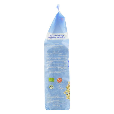 Fulgi mari de ovaz fara gluten, bio, 475g