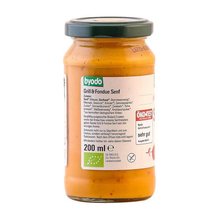 Mustar gratar si fondue, fara gluten, bio, 200ml
