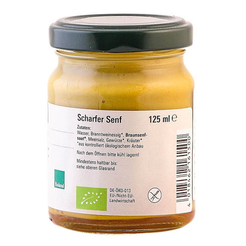 Mustar iute, fara gluten, bio, 125ml