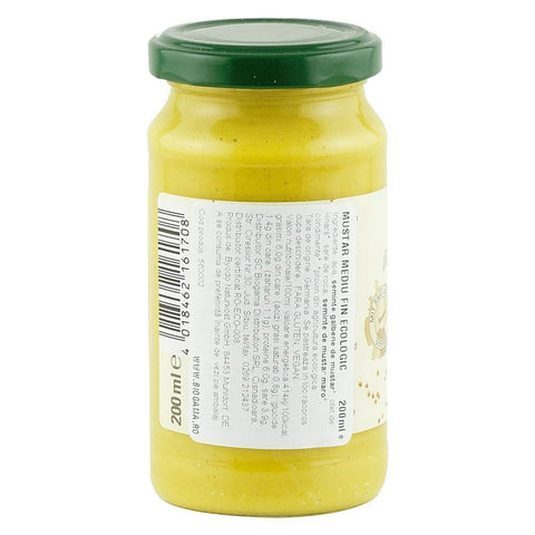 Mustar mediu fin, fara gluten, bio, 200ml