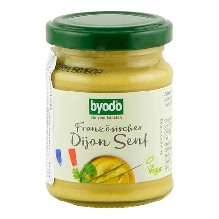 Mustar Dijon, fara gluten, bio, 125ml