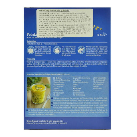 Mei fin in plic 250 g Davert, bio