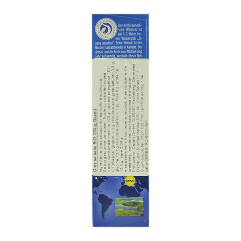 Orez salbatic 200 g Davert, bio