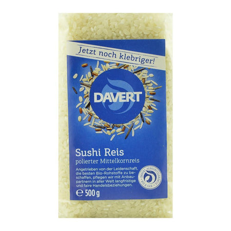 Orez pentru sushi 500 g Davert, bio