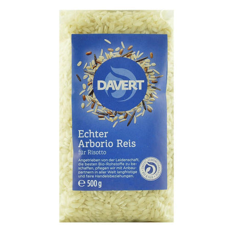 Orez alb Arborio pentru risotto 500 g Davert, bio