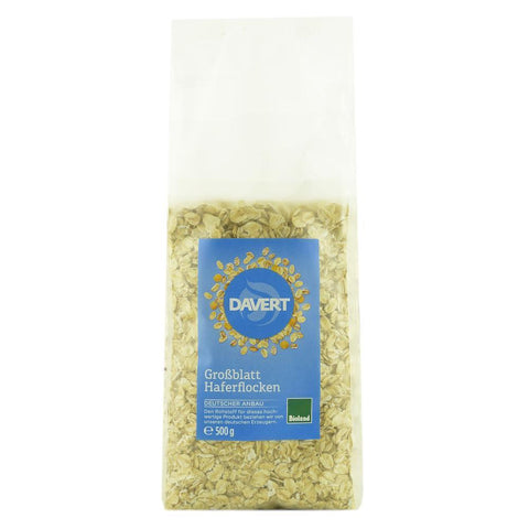 Fulgi mari de ovaz Bioland 500 g Davert, bio
