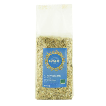 Fulgi din 4 cereale Bioland 500 g Davert, bio