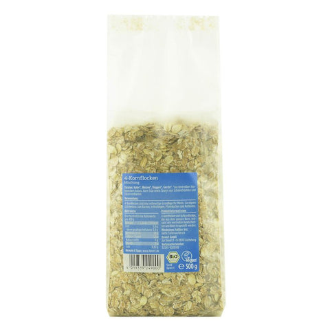Fulgi din 4 cereale Bioland 500 g Davert, bio