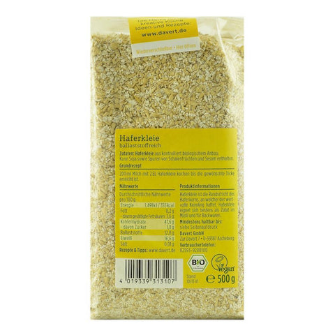 Gris de ovaz 500 g Davert, bio