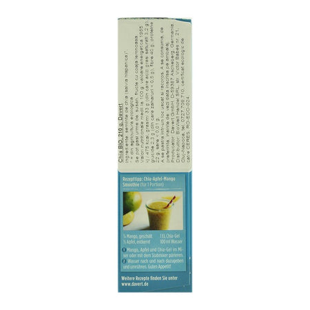 Seminte de chia 210 g Davert, bio