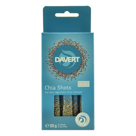 Shot-uri de chia in plic 21 x 5 g Davert, bio