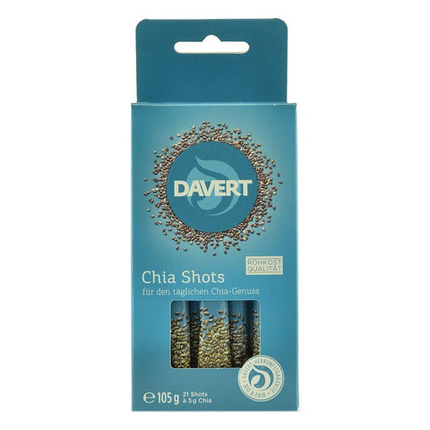 Shot-uri de chia in plic 21 x 5 g Davert, bio