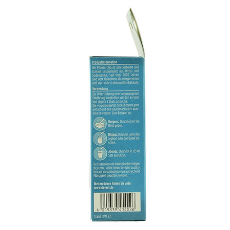 Shot-uri de chia in plic 21 x 5 g Davert, bio