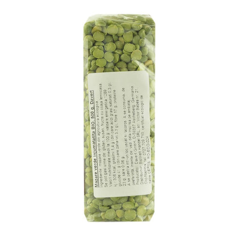Mazare verde jumatati 500 g Davert, bio