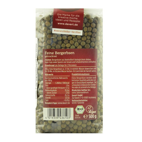 Mazare fina din Germania 500 g Davert, bio