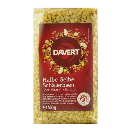 Mazare galbena jumatati 500 g Davert, bio