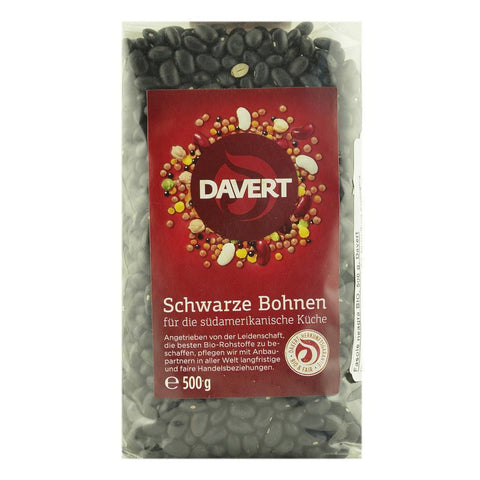 Fasole neagra 500g Davert, bio