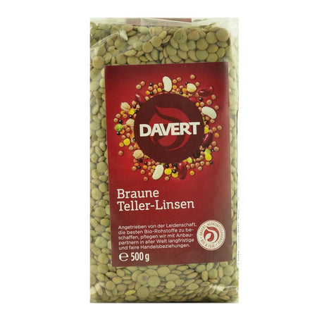Linte maro 500 g Davert, bio