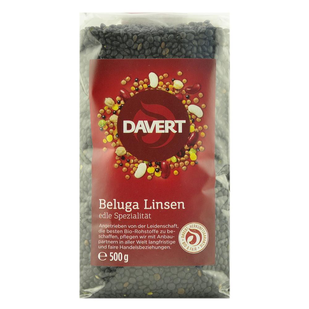 Linte neagra Beluga 500 g Davert, bio