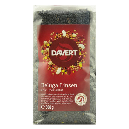 Linte neagra Beluga 500 g Davert, bio