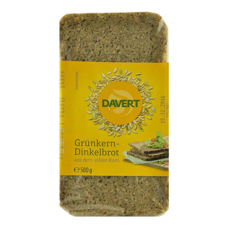 Paine din grau spelta verde 500 g Davert, bio
