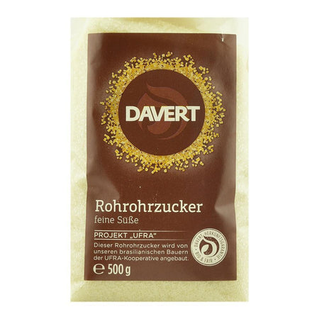 Zahar brut din trestie 500 g Davert, bio