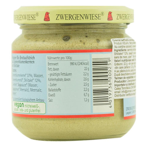 Pate vegetal Shiitake, Zwergenwiese, bio, 180g