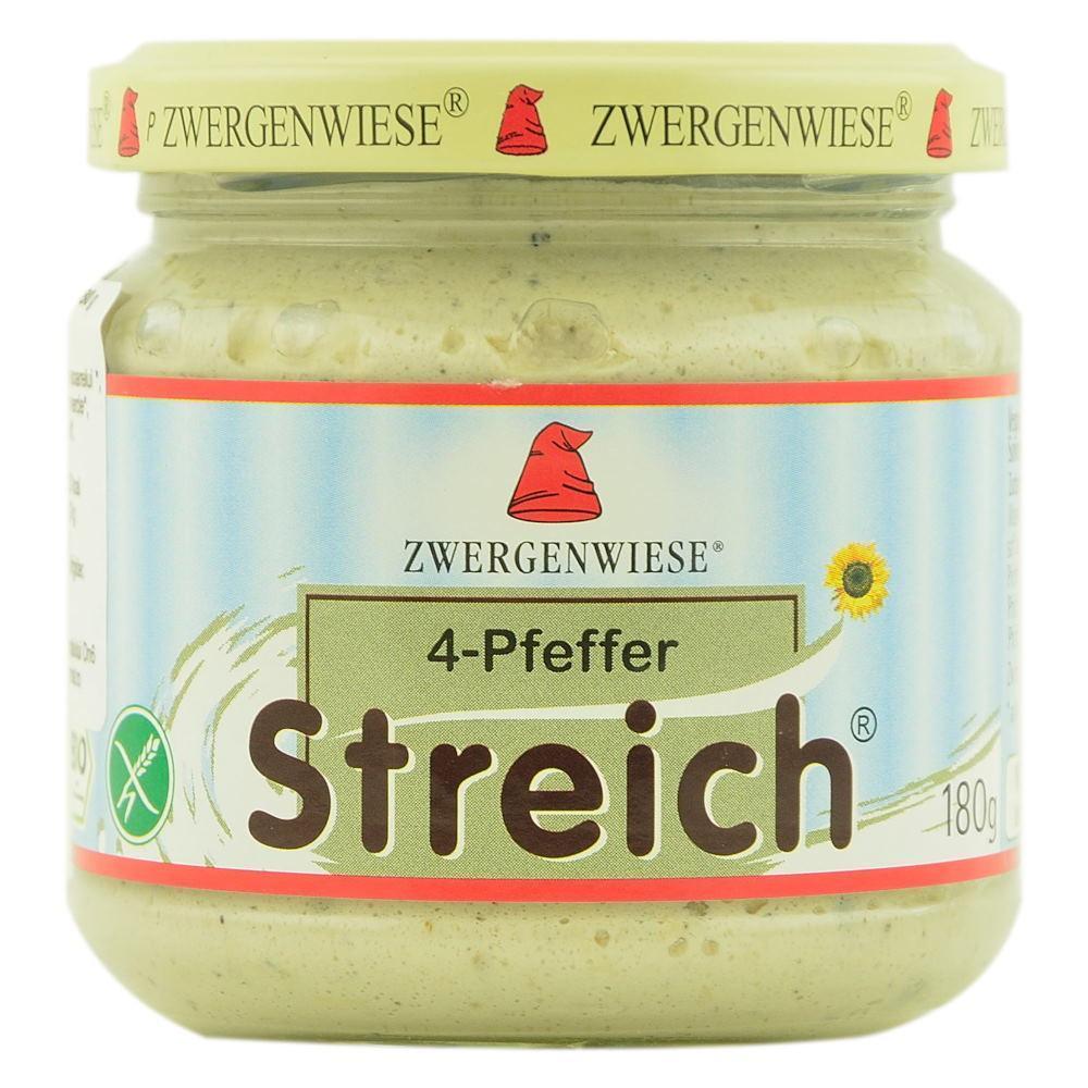 Pate vegetal cu 4 feluri de piper, Zwergenwiese, bio, 180g