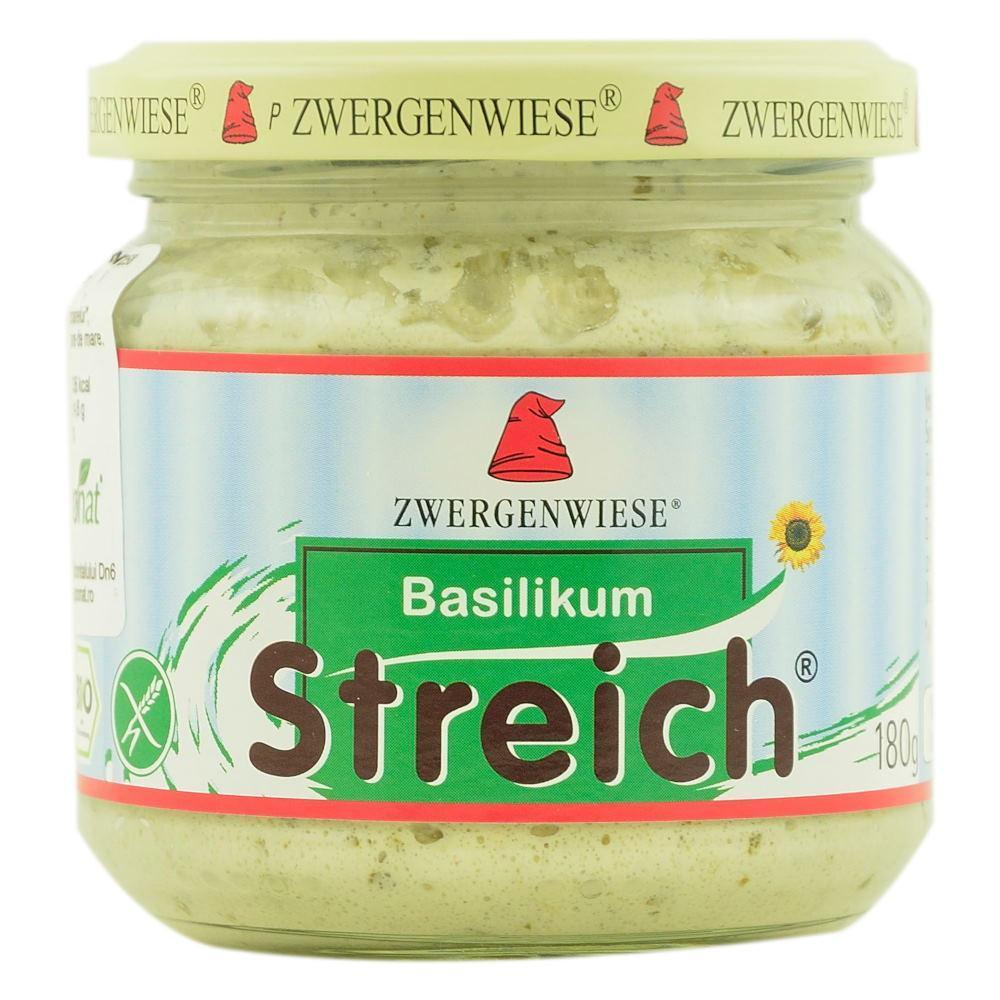 Pate vegetal cu busuioc, bio, Zwergenwiese, 180g