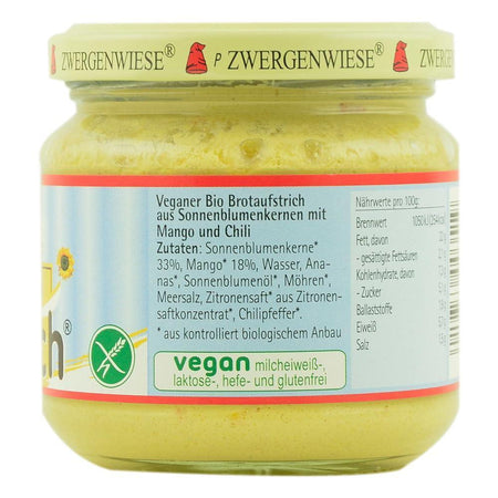 Pate vegetal cu mango si chilli, Zwergenwiese, bio, 180g