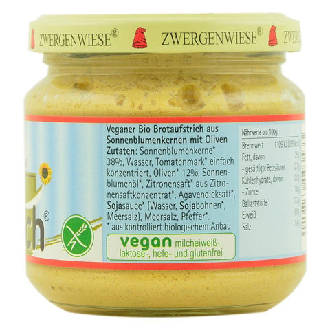 Pate vegetal cu masline, Zwergenwiese, bio, 180g