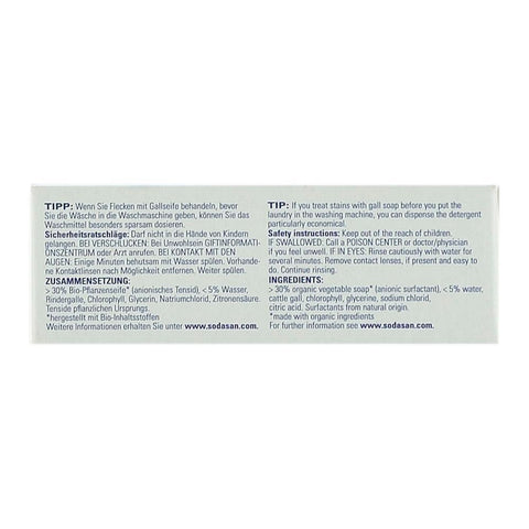 Sapun Solid pentru Scos Pete Sodasan, bio, 100 g