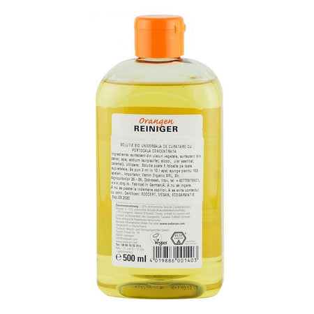 Solutie Concentrata Universala de Curatare cu Portocala Sodasan, bio, 500 ml