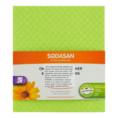 Lavete Ecologice pentru Curatare Sodasan, bio, 2 buc