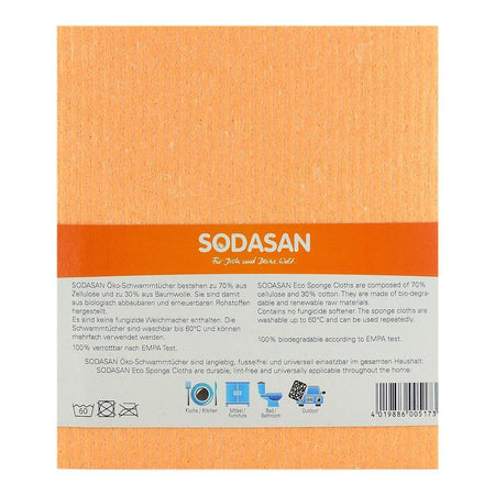 Lavete Ecologice pentru Curatare Sodasan, bio, 2 buc