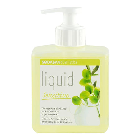 Sapun Lichid si Gel de Dus Sensitiv Sodasan, bio, 300 ml