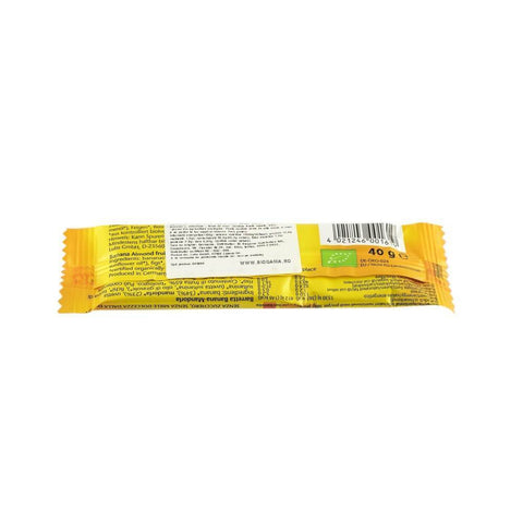 Baton cu banana si migdale, fara gluten, bio, 40g - Republica BIO