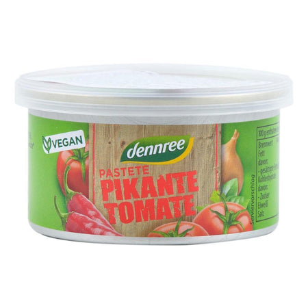 Pate picant cu tomate, Dennree, bio, 125 g