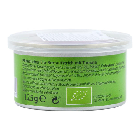Pate picant cu tomate, Dennree, bio, 125 g