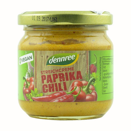 Pate vegetal cu ardei si chili, bio, 180g