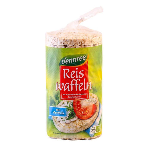 Vafe din orez expandat, cu sare, bio, 100g