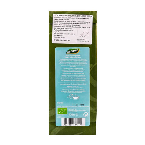 Ceai verde cu iasomie, bio, 100g - Republica BIO