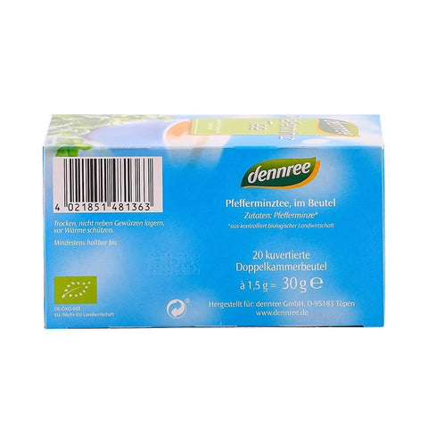 Ceai de menta, bio, 1.5gx20 plicuri - Republica BIO