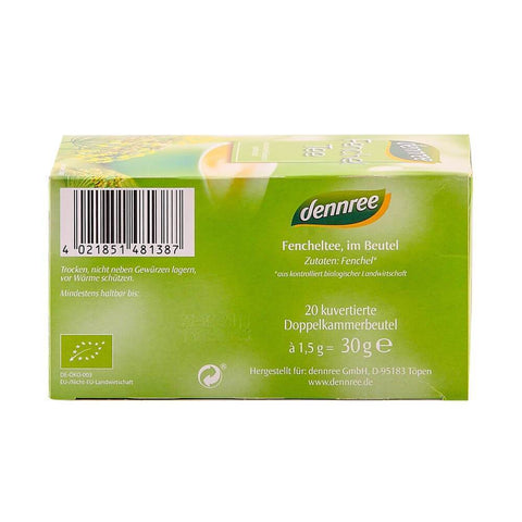 Ceai de fenicul, bio, 1,5g x 20 plicuri - Republica BIO
