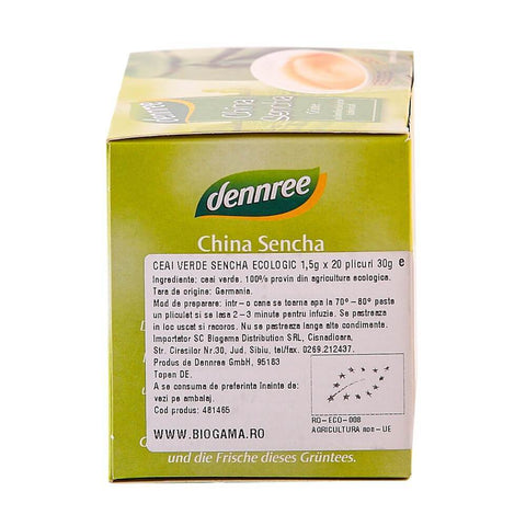 Ceai verde Sencha, bio, 1,5g x 20 plicuri - Republica BIO