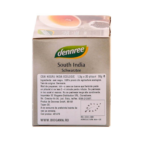 Ceai negru India, bio, 1,5g x 20 plicuri - Republica BIO